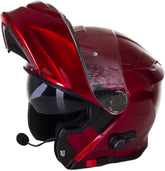 ViPER RS-V171 Flip Up Motorcycle Helmet - Burgundy